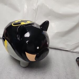 DC Comics Black and Yellow Piggy Bank